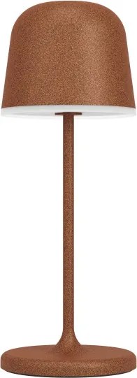 Eglo 901879 - Lampă de masă MANNERA-S LED, cu dimmer, pentru exterior, reîncărcabilă, LED 1,8 W / 5 V, IP54, maro