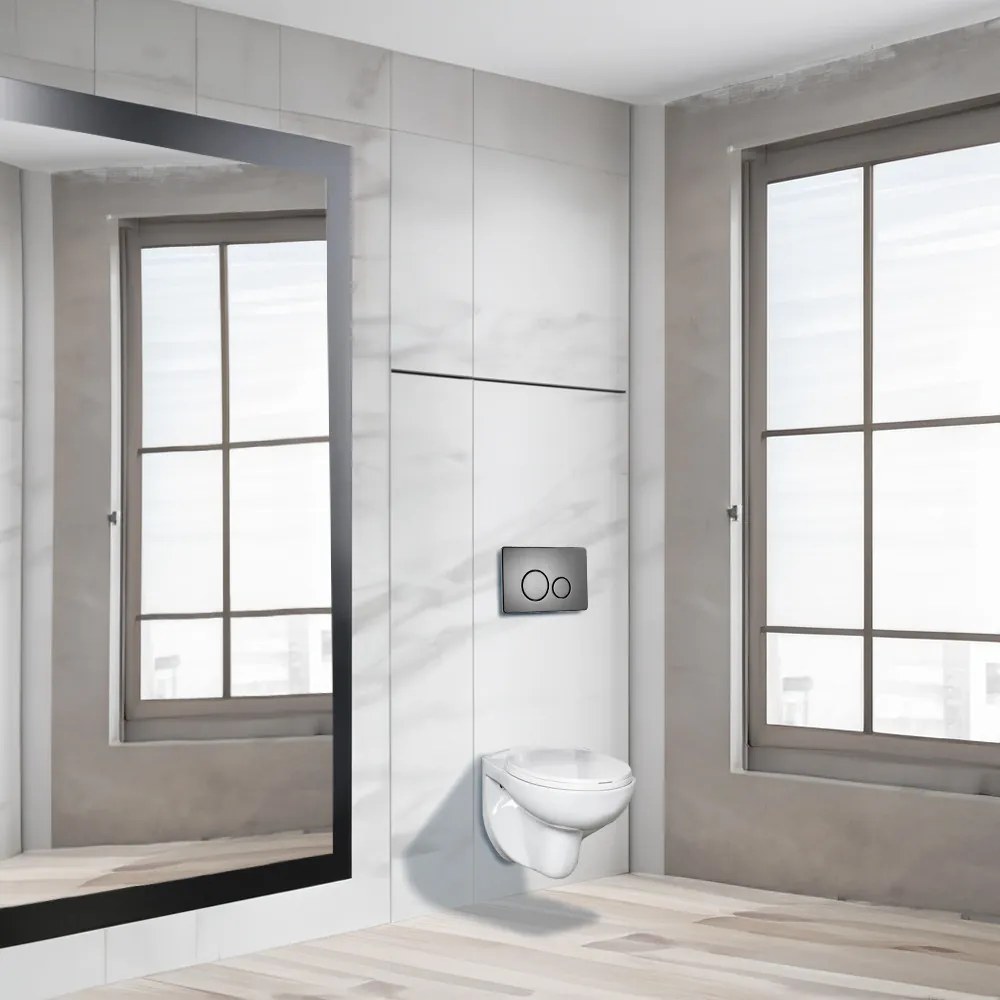 Set rezervor WC montat pe perete Roya Doris 81GRE