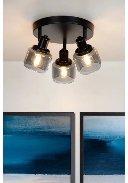 Spot Lucide 77979/13/30 BJORN 3xE14/40W/230V negru