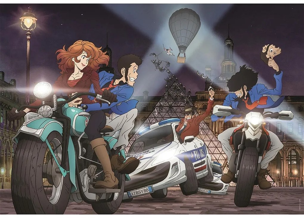 Anime Puzzle compact Lupin III 1000 piese Clementoni