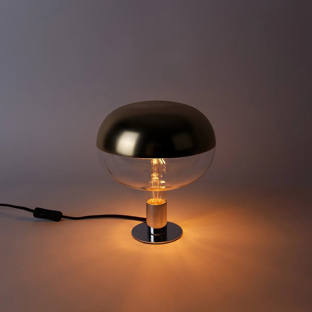 Bec LED E27 reglabil oglindă auriu 6W 360lm 1800K