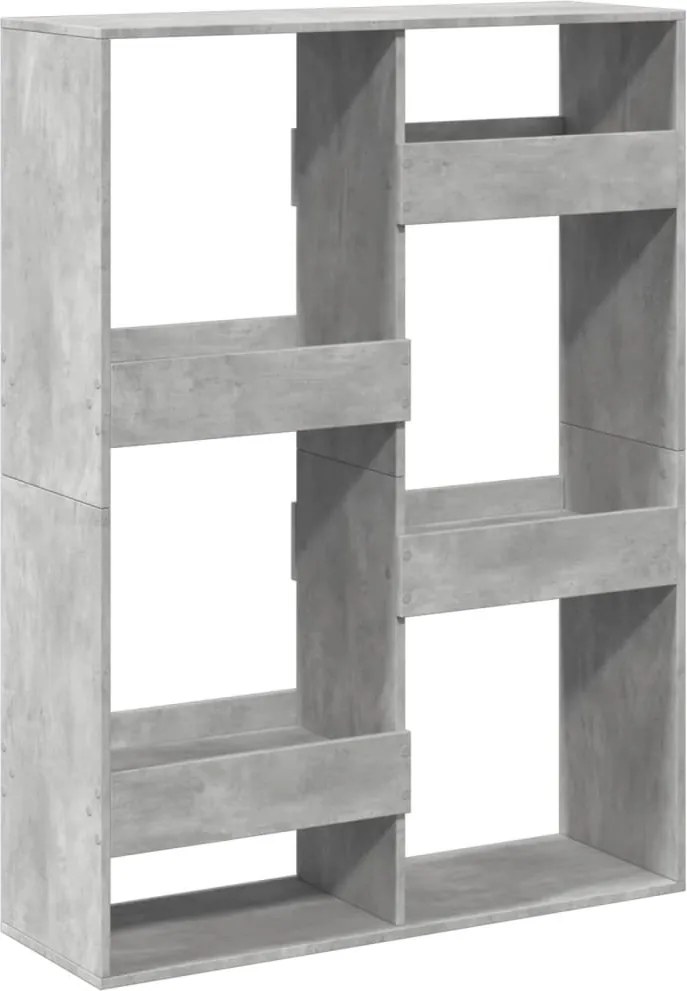 vidaXL Separator de cameră, gri beton, 100x33x135 cm, lemn prelucrat