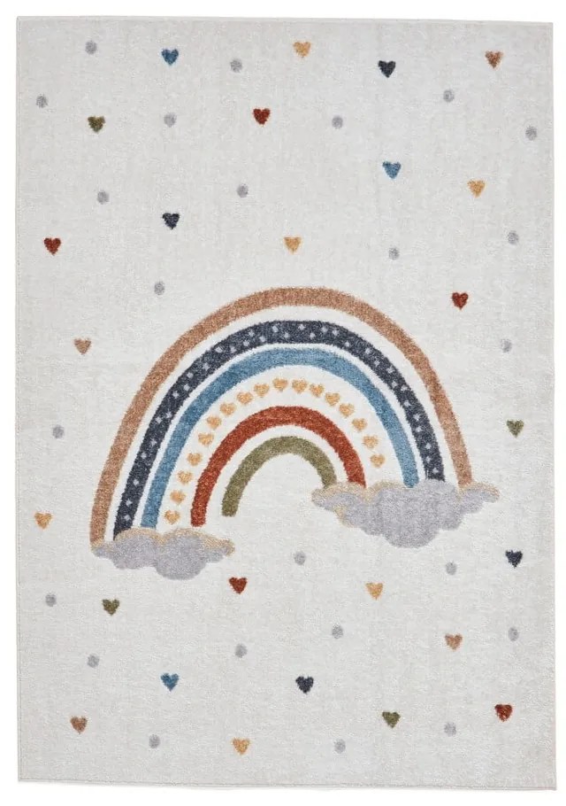 Covor pentru copii crem 120x170 cm Vida Rainbow – Think Rugs