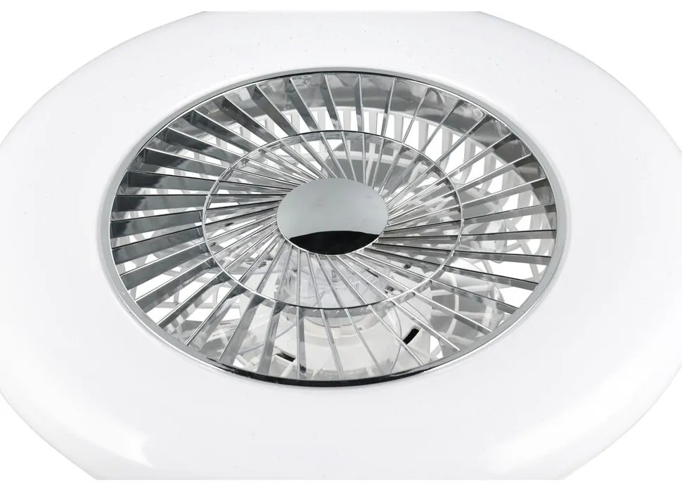 Plafonieră albă-argintie LED Visby – Trio