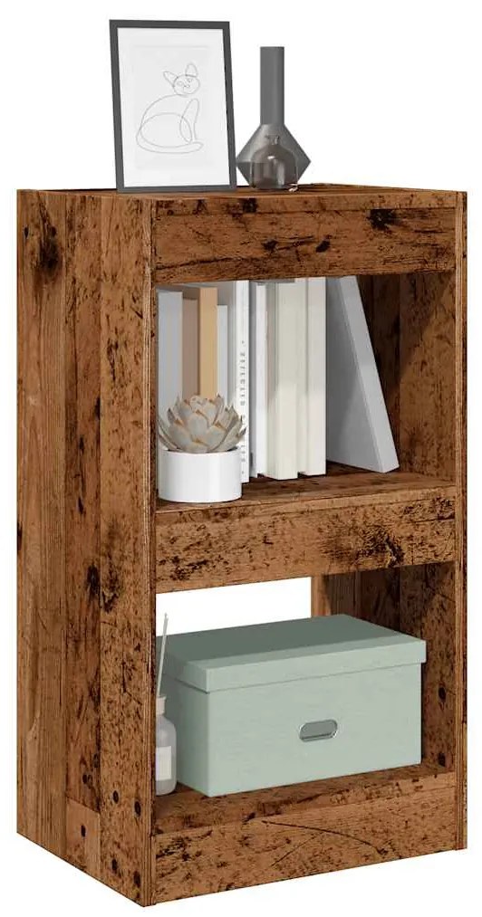 vidaXL Bibliotecă/Separator cameră, lemn vechi, 40x30x72 cm