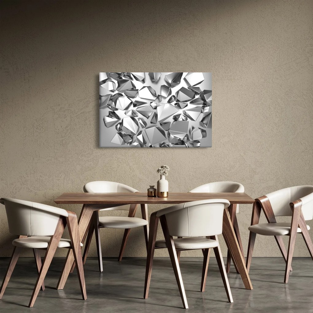 Tablou cu abstracție 3D (90x60 cm)