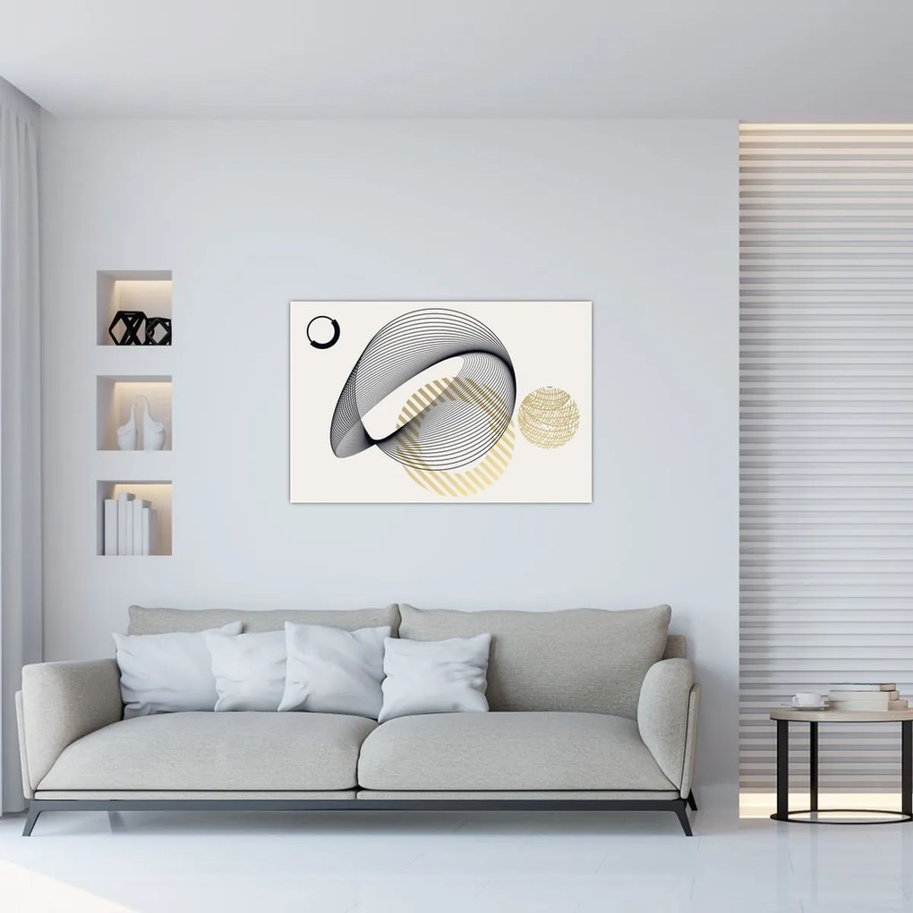 Tablou - Forme geometrice N⁰3 (90x60 cm)