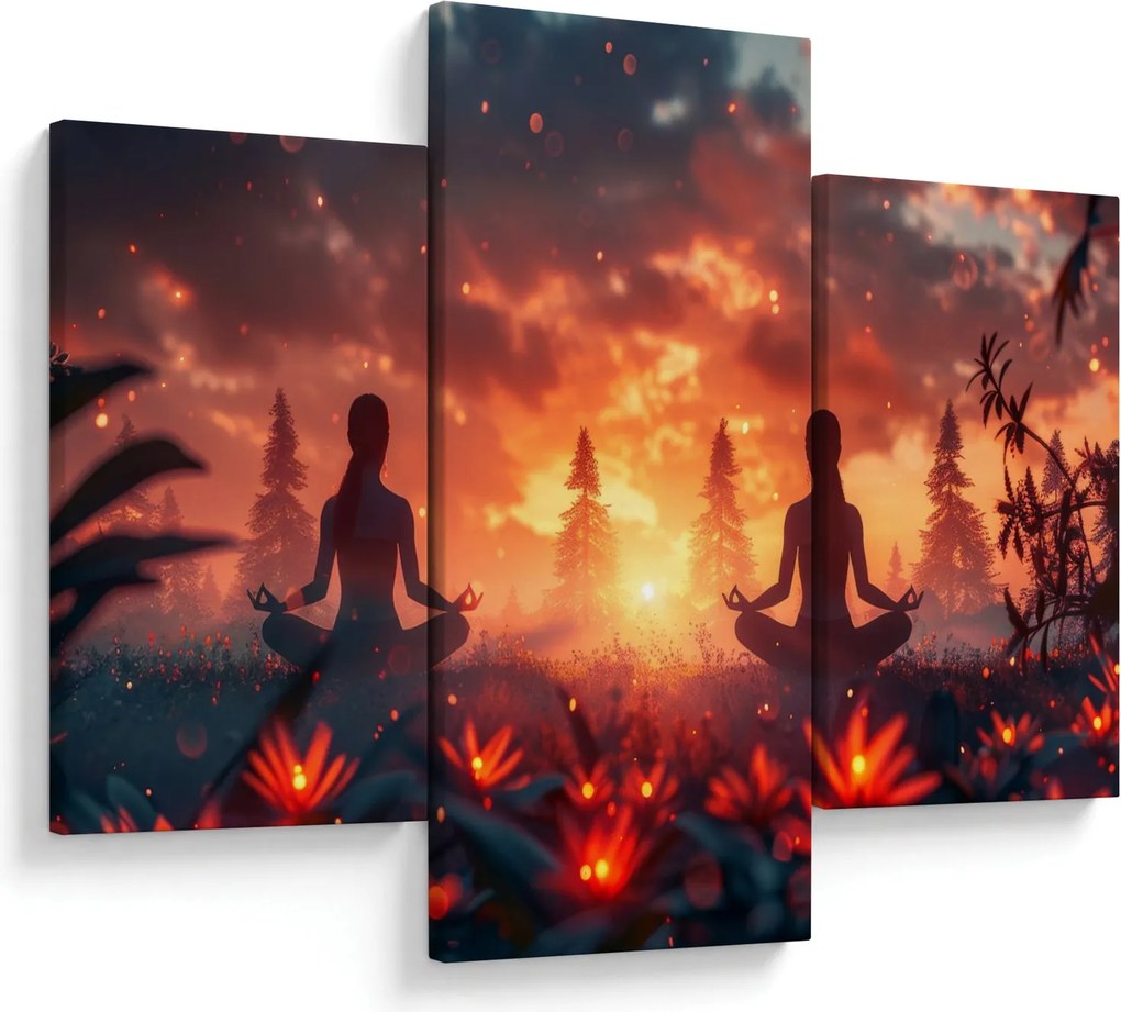 Tablou - Yoga în natură (90x60 cm)