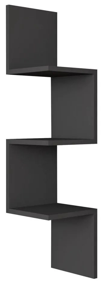 Poliță NUVIA antracit