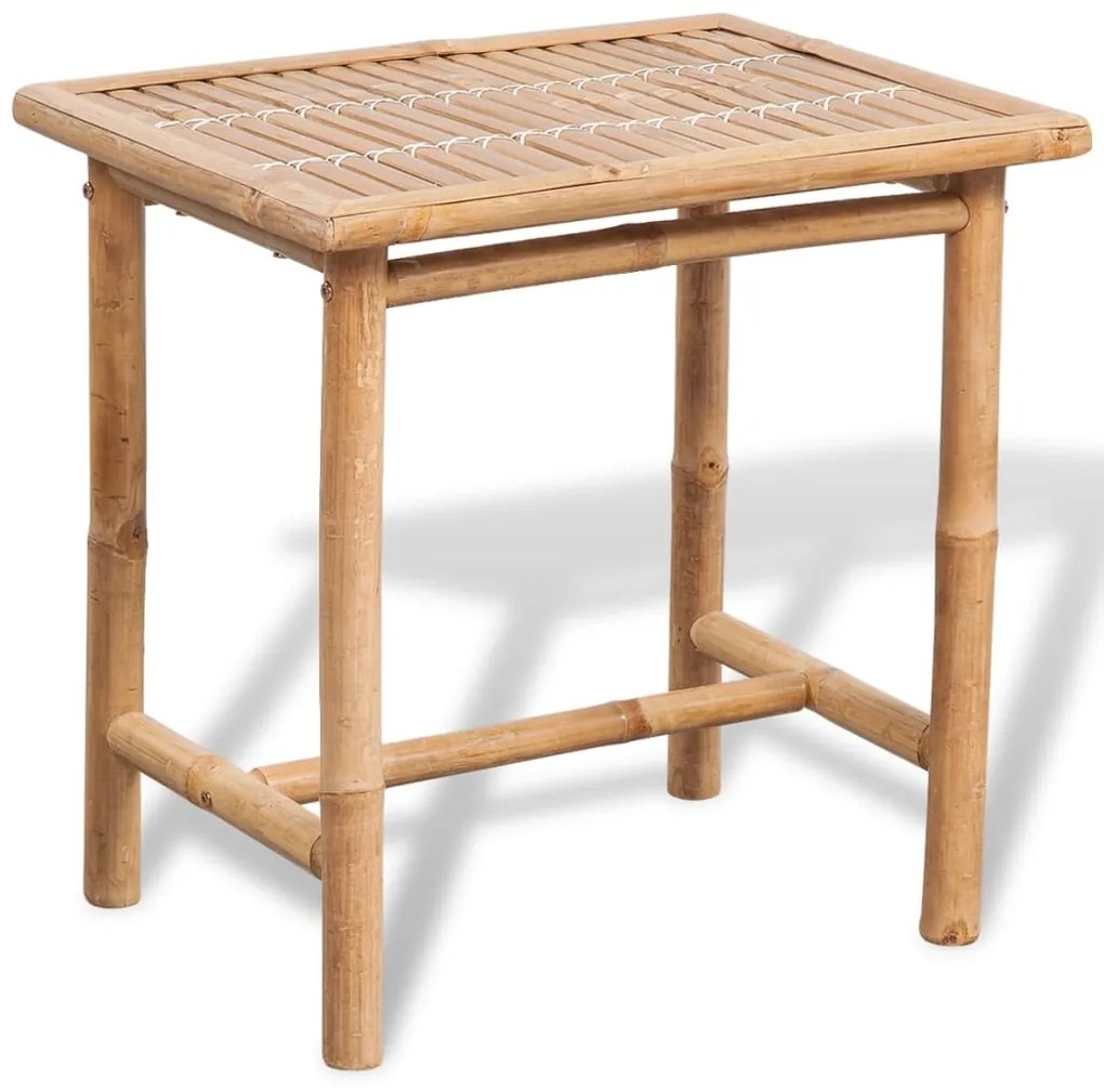 41892 vidaXL Set mobilier bistro cu perne, 3 piese, bambus