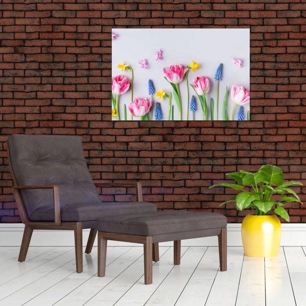 Tablou - Flori de primăvară (90x60 cm)