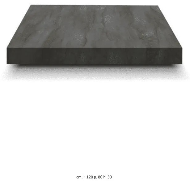 Masa Transformabila, extensibila, cu sistem de ridicare-coborare - LEMN RUSTIC - 120 cm / 80 cm - Transformabila