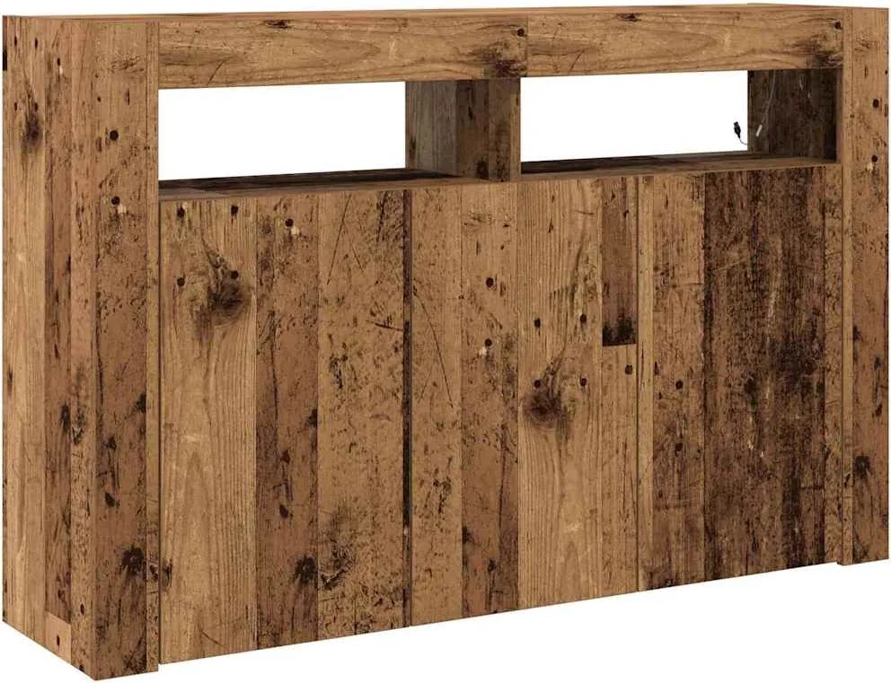 vidaXL Bufet Lemn vechi 116 x 30 x 75 cm Lemn compozit