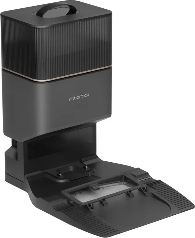 Aspirator robot Roborock S8 Plus Schwarz S8P52-00, 69 W, 5200 mAh, 6000 Pa, Mop, Cartografiere LiDAR, 750 ml, 4 senzori, Autonomie pana la 180 min, Negru