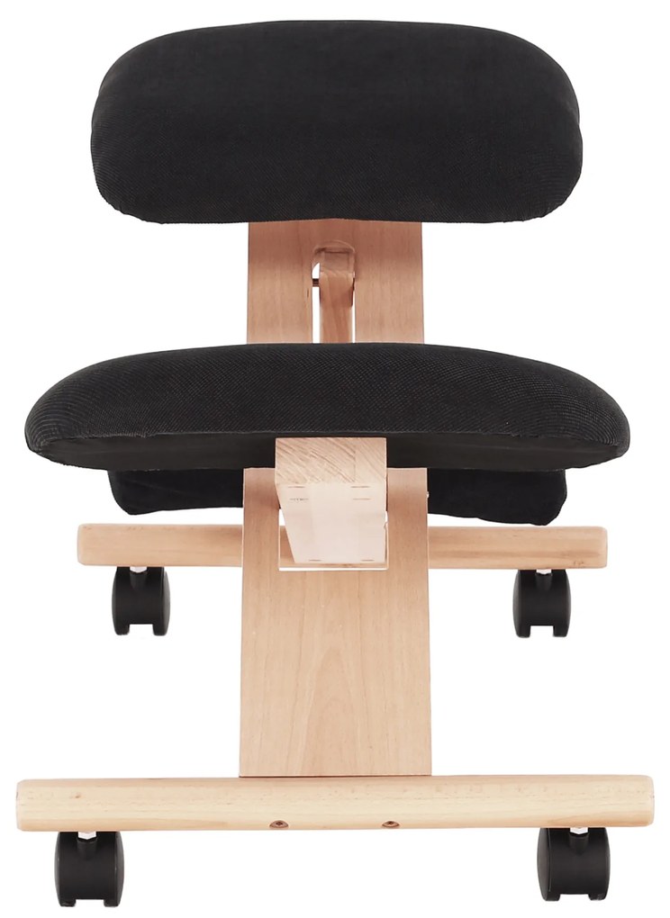 Scaun genunchi ergonomic Gloire (negru + fag). 1028728
