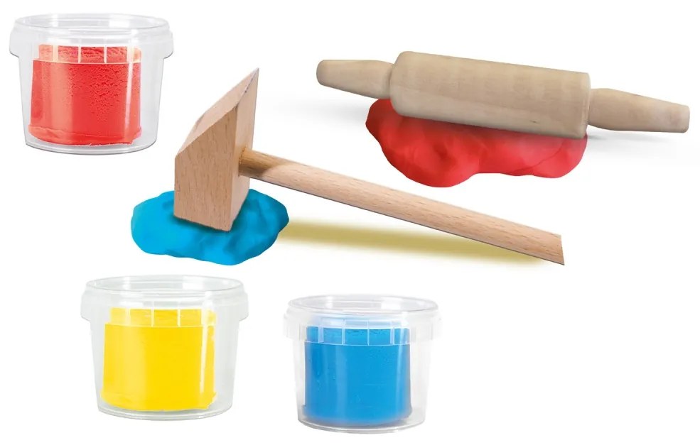 My first - Plastilina cu instrumente 3 x 90 gr