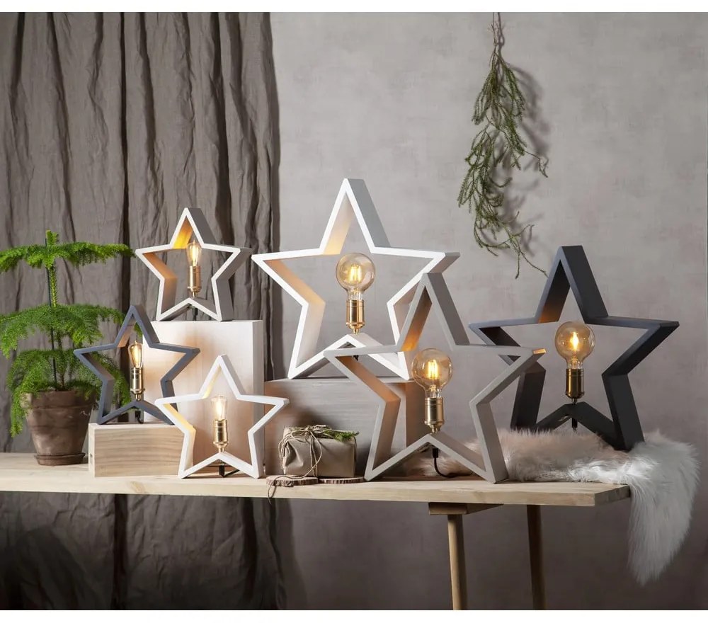Decorațiune luminoasă albă de Crăciun Lysekil – Star Trading