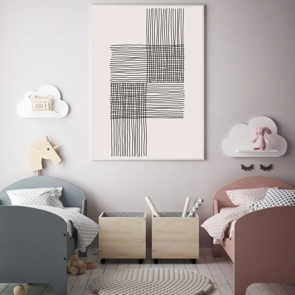 Poster - Abstracție pictată (A4)