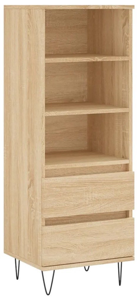 vidaXL Dulap înalt, stejar sonoma, 40x36x110 cm, lemn compozit