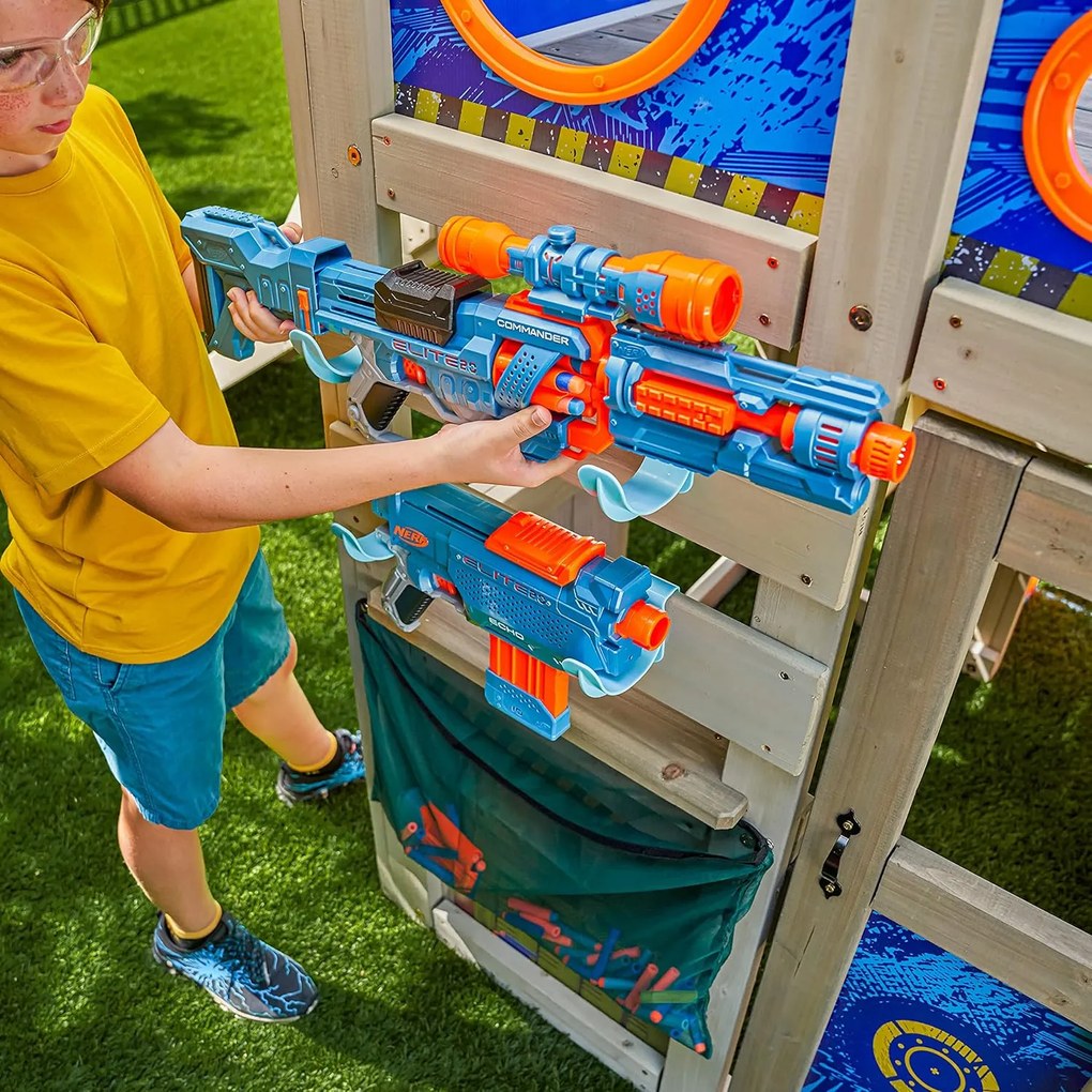 Loc de joaca pentru copii de gradina NERF BATTLE FORT 4,45 x 1,84 m
