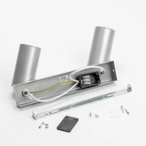 Spot pentru baie Brilagi SELE 2xGU10/30W/230V IP44 argintiu