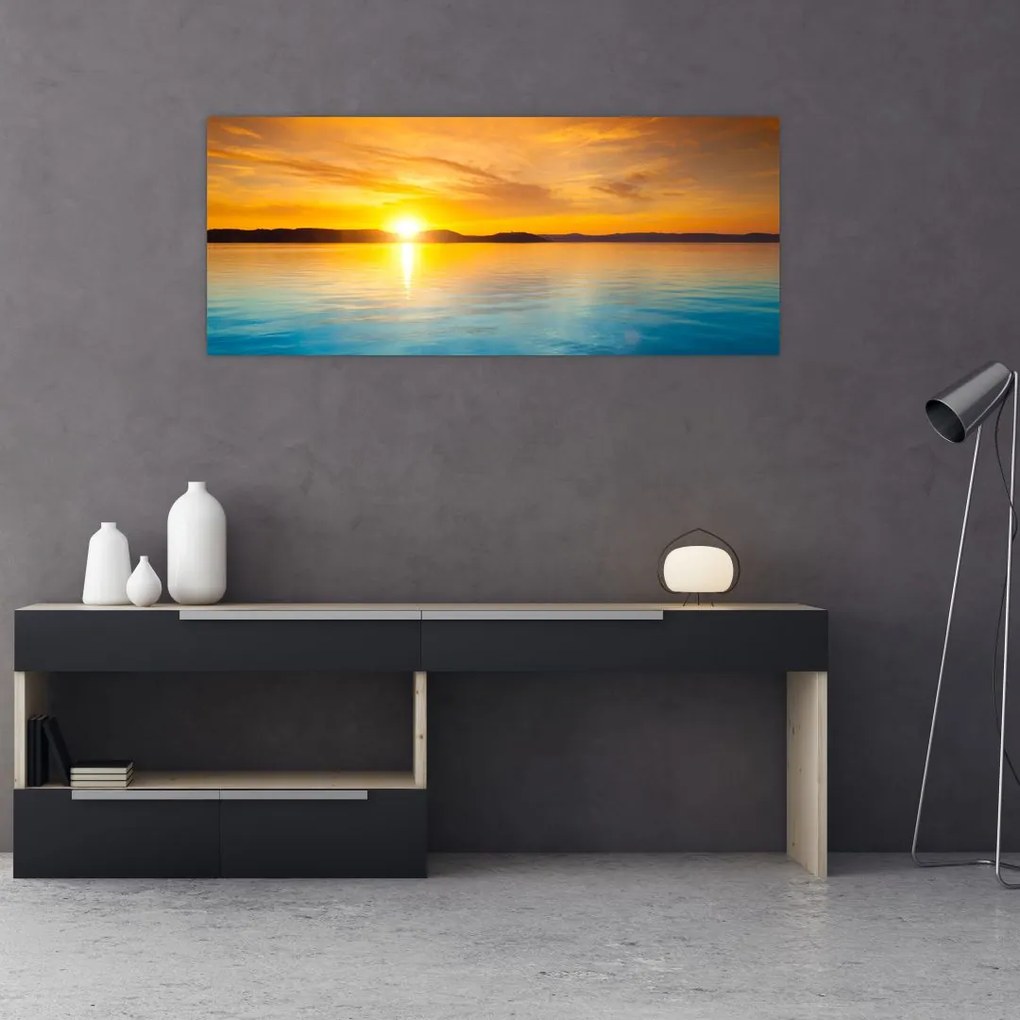 Tablou cu răsărit de soare (120x50 cm)