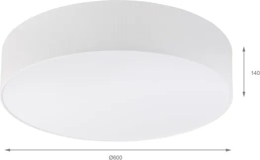 Brilagi - Plafonieră LED SIRIJA 4xE27/60W/230V, diam. 60 cm, albă