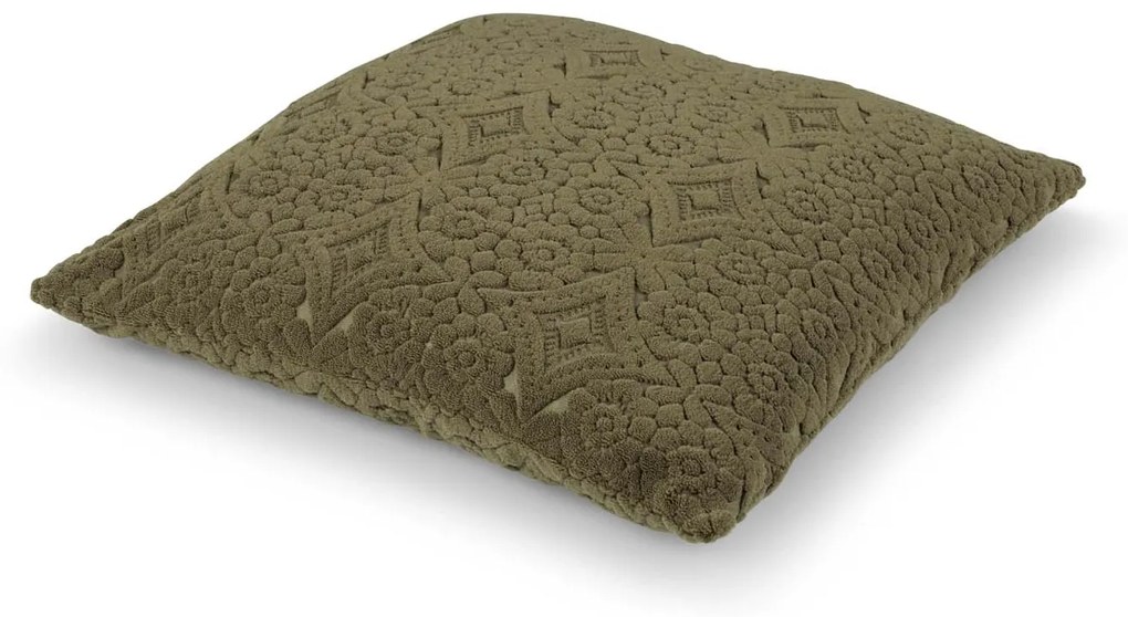 Husa de perna decorativa BABET 45x45 cm, verde masline