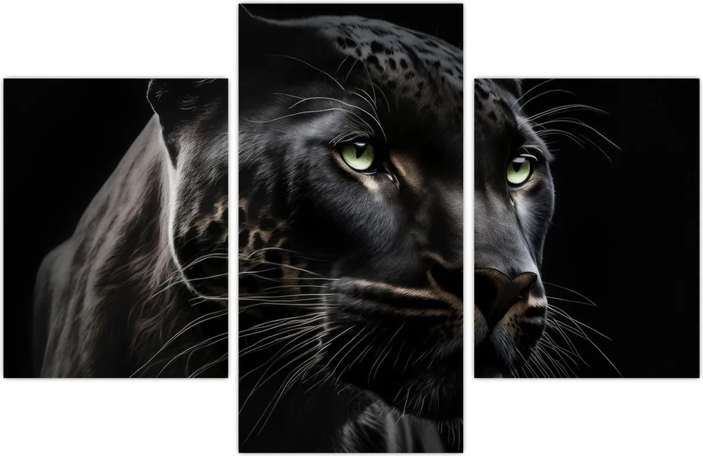 Tablou - Pantera Neagră (90x60 cm)