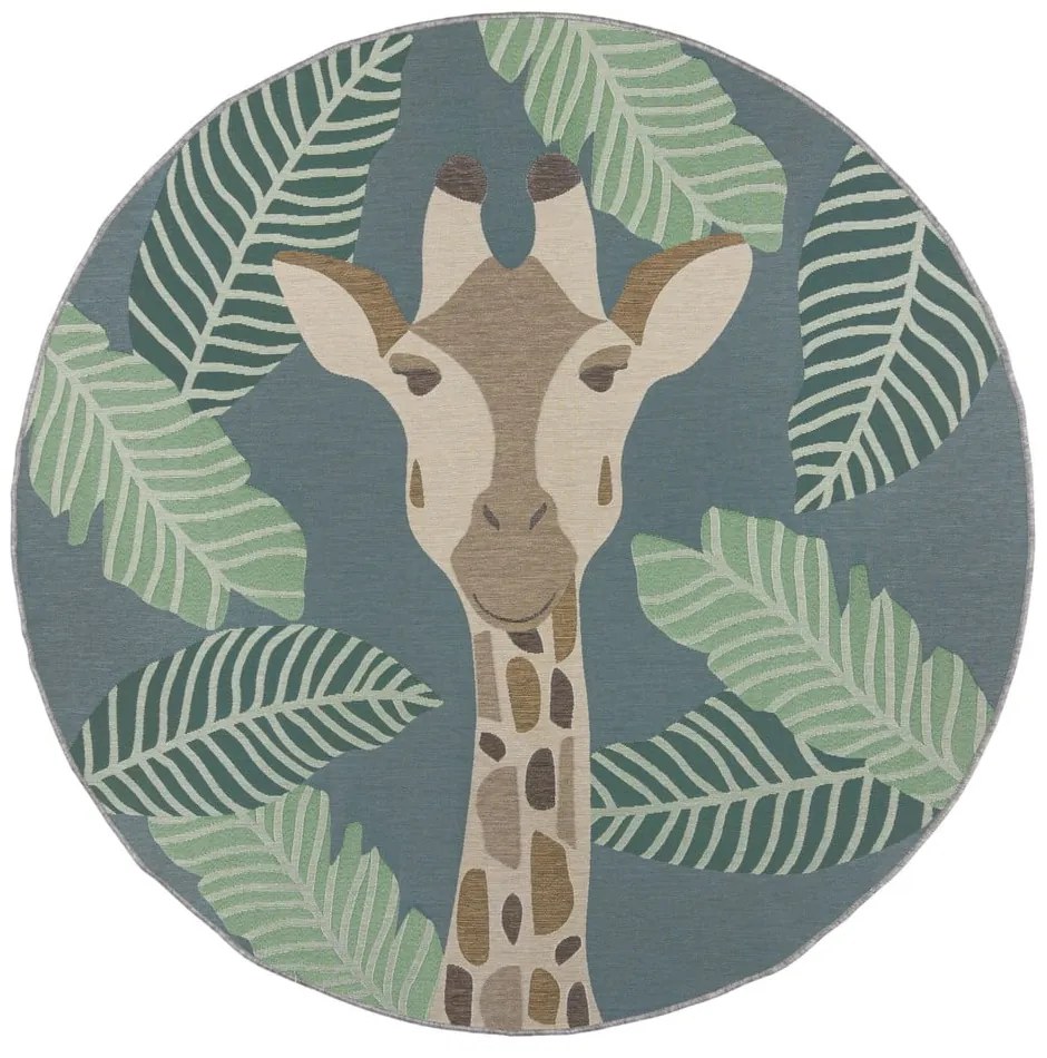 Covor de exterior verde rotund ø 160 cm Eric – Flair Rugs