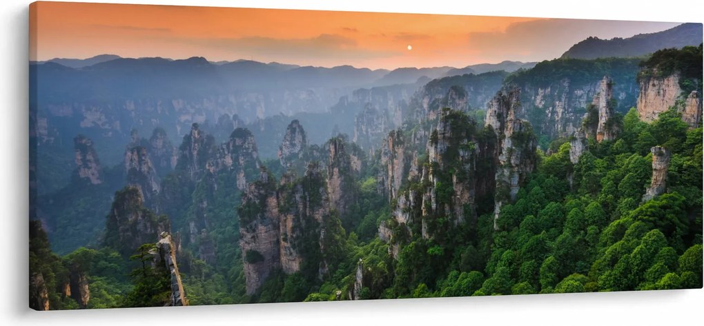 Tablou - Parcul forestier național Zhangjiajie (120x50 cm)