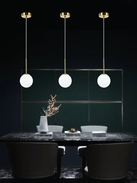 Open Design OR80087 - Lustră de baie suspendată pe cablu BAO 1xG9/8W/230V IP44 aurie