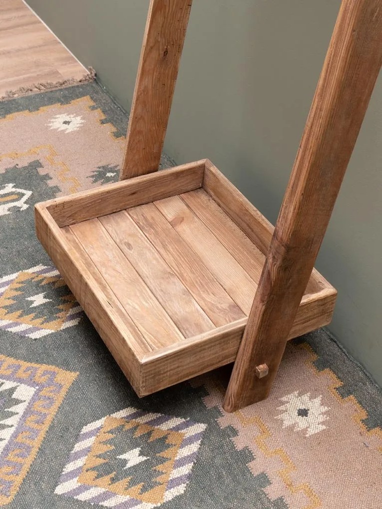 Etajera din lemn de pin, cu 3 rafturi, Utah