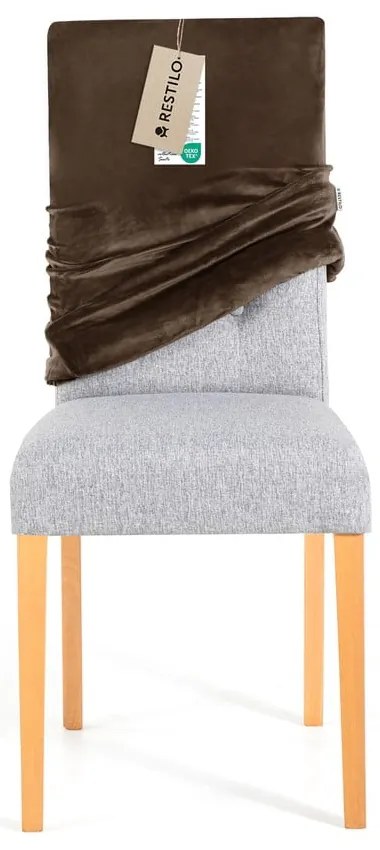 Husă maro elastică pentru scaun 48 cm Sento – Restilo