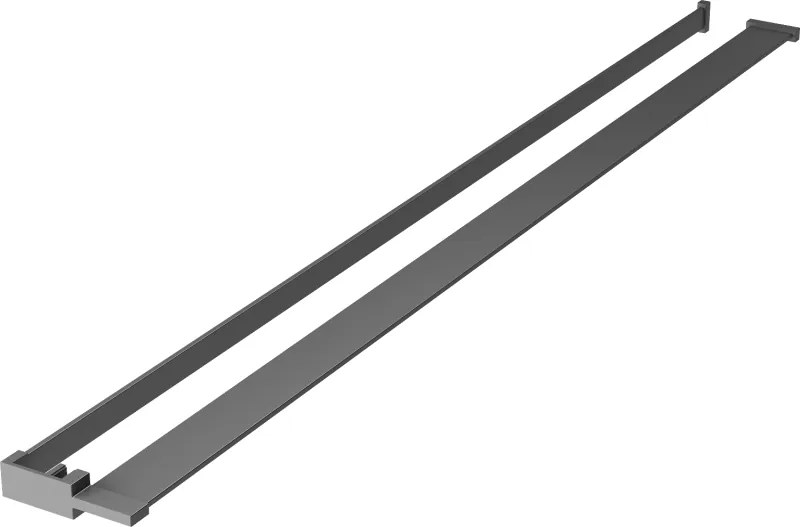 Mexen raft pentru perete de duș cu bară pentru prosoape, metal gun - 800-02-95