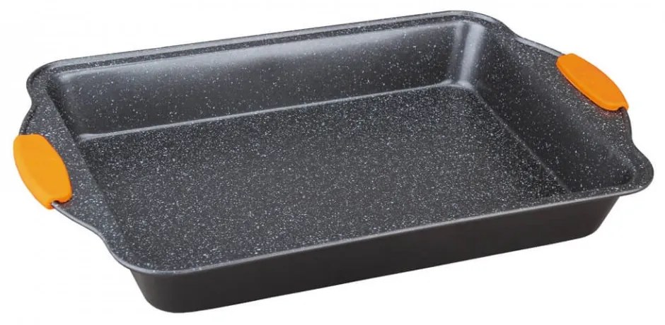 Tava pentru cuptor dreptunghiulara 40x25 cm cu manere din silicon Granit Diamond Line Berlinger Haus BH 1139