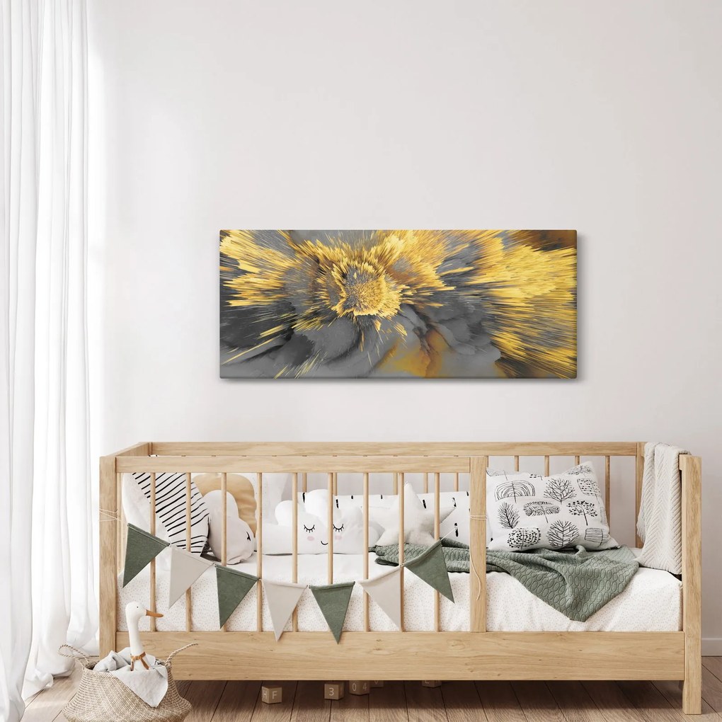 Tablou - Expansiunea aurului (120x50 cm)