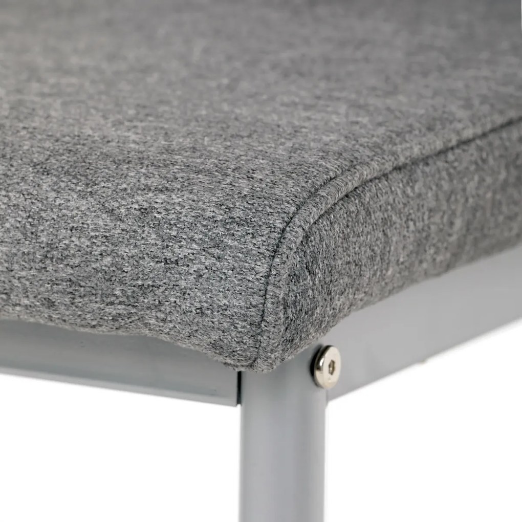 Set de scaune de sufragerie DCL-379 GREY2, 4 buc.