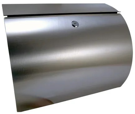 Cutie postala, semirotunda, inox, 37.5x10.5x33 cm