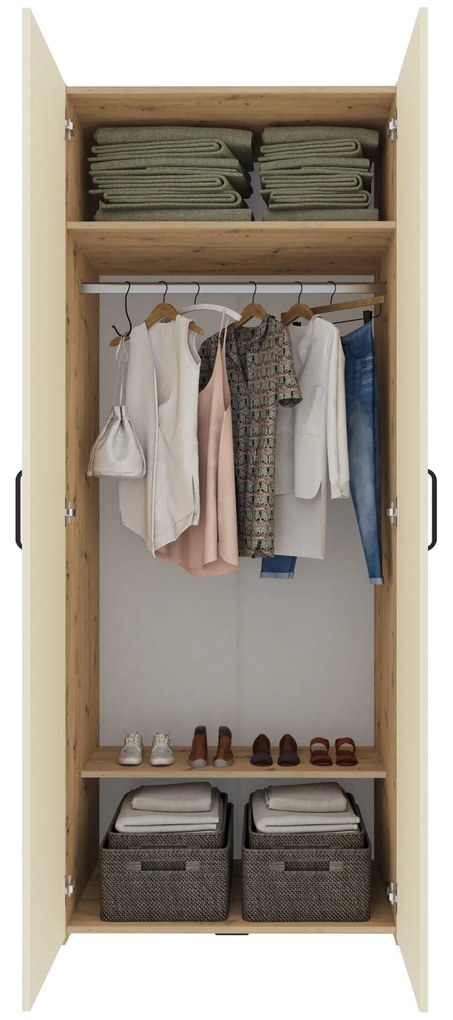 Dressing Malmo V3, Stejar Artisan/Argila, L 201 cm