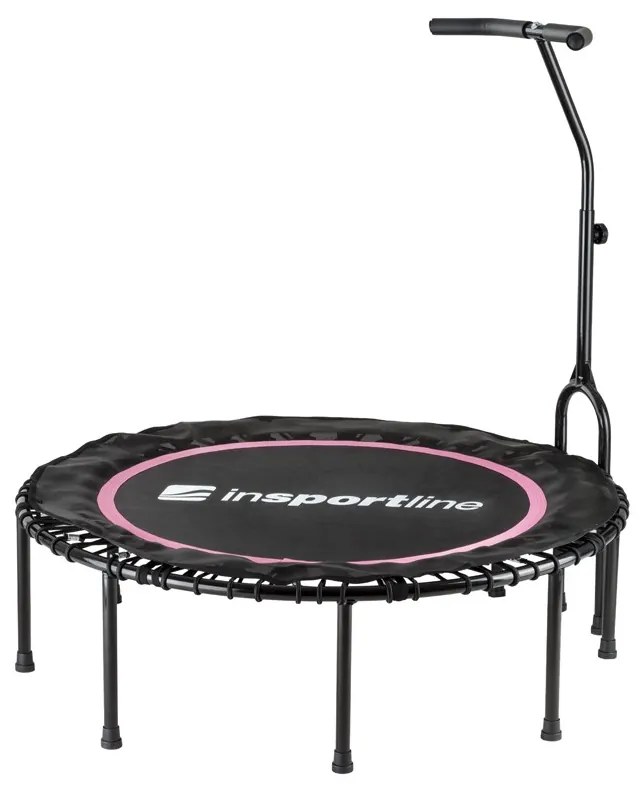 Trambulina cu Maner inSPORTline Cordy 114 cm - Roz