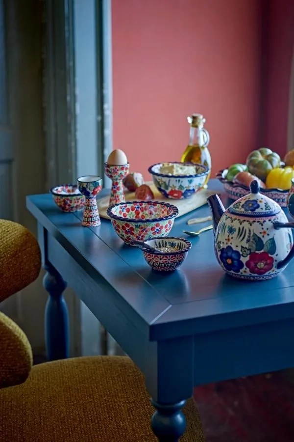 Bol ceramic decorativ, model vibrant – Florist