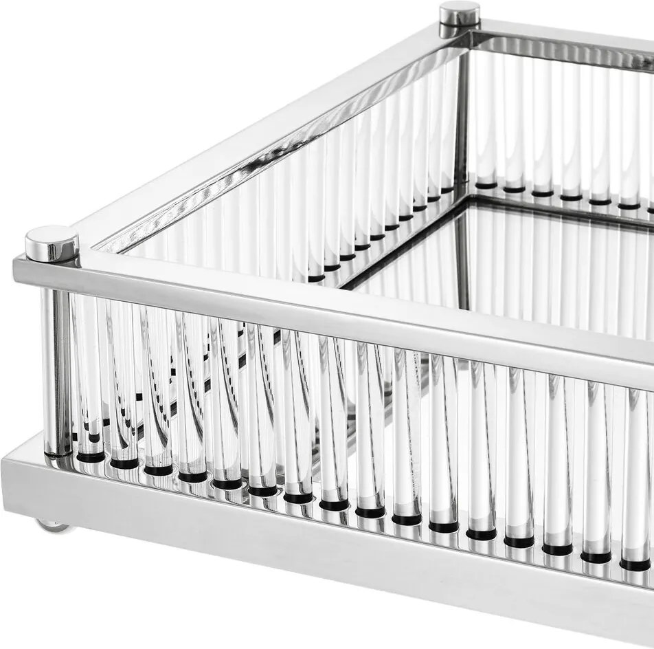 Tava design LUX Cora Rectangular, nickel 111642 HZ