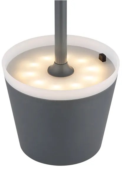 Corp de iluminat LED solar Globo 36637A SOLAR LED/0,6W/3V 3000K IP44 antracit