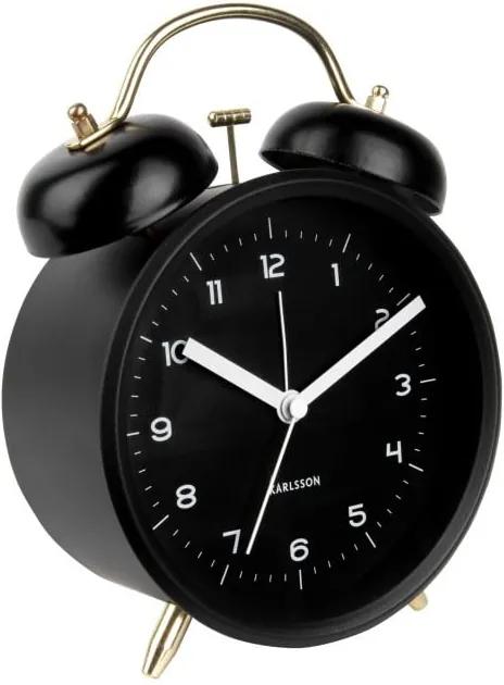 Ceas alarmă Karlsson Classic, negru, ⌀ 14 cm, negru
