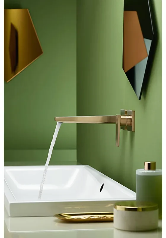 Baterie lavoar cu montaj pe perete, Hansgrohe, Metropol, pipa 22,5 Baterie lavoar cu montaj pe perete, Hansgrohe, Metropol, pipa 22,5