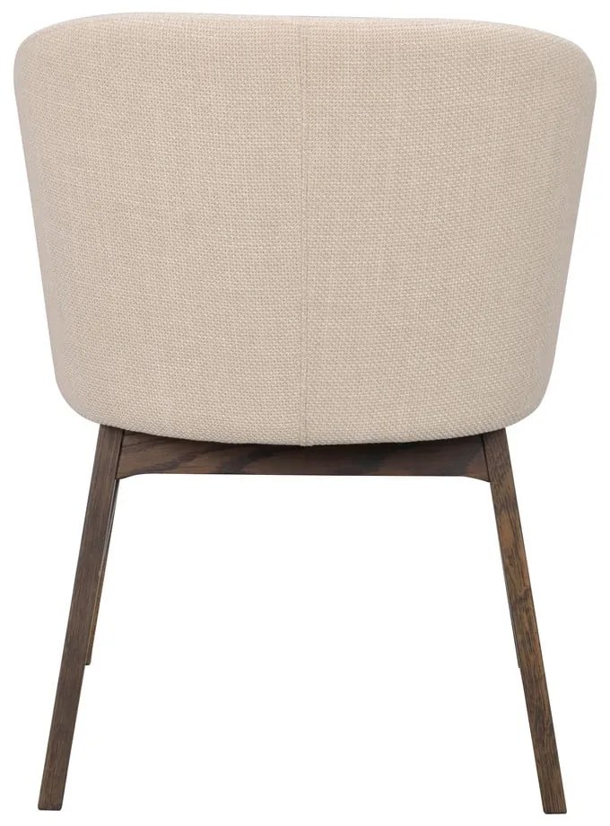 Set de scaune de sufragerie bej 2 buc. tapițat Windham – Rowico