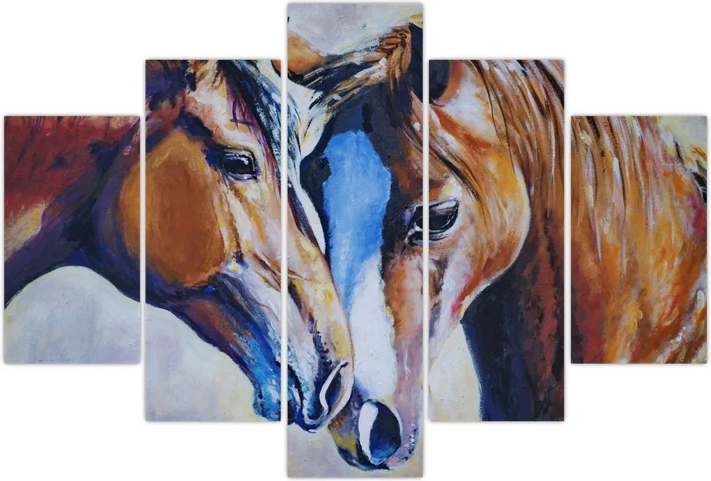 Tablou - Caii îndrăgostiți (150x105 cm)