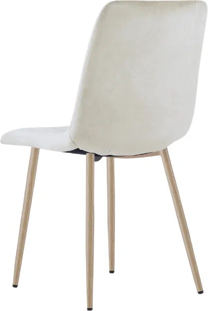 Scaun catifelat bej LAVA CAMEL BEIGE