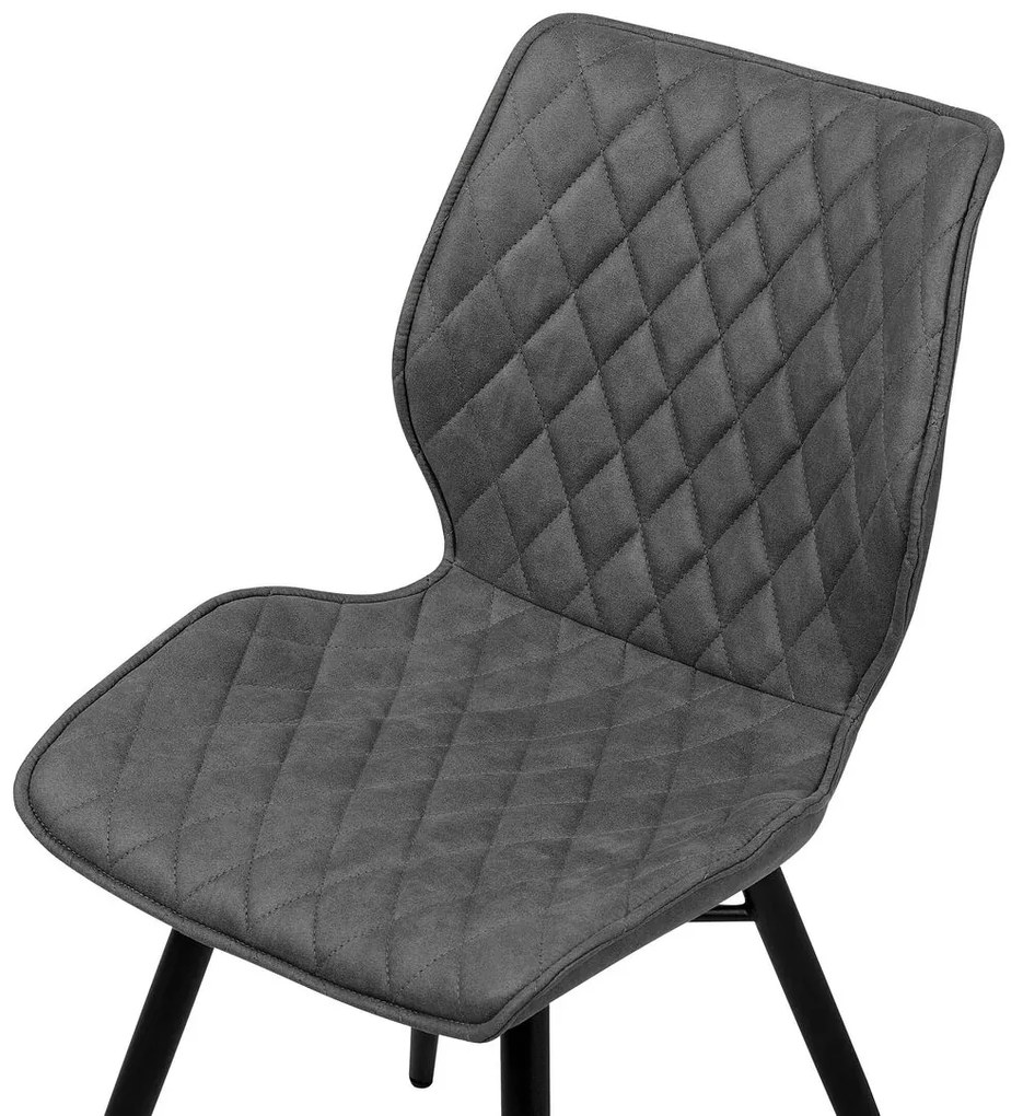 Set 2 buc. scaune pentru sufragerie Lissa (gri). 1009996